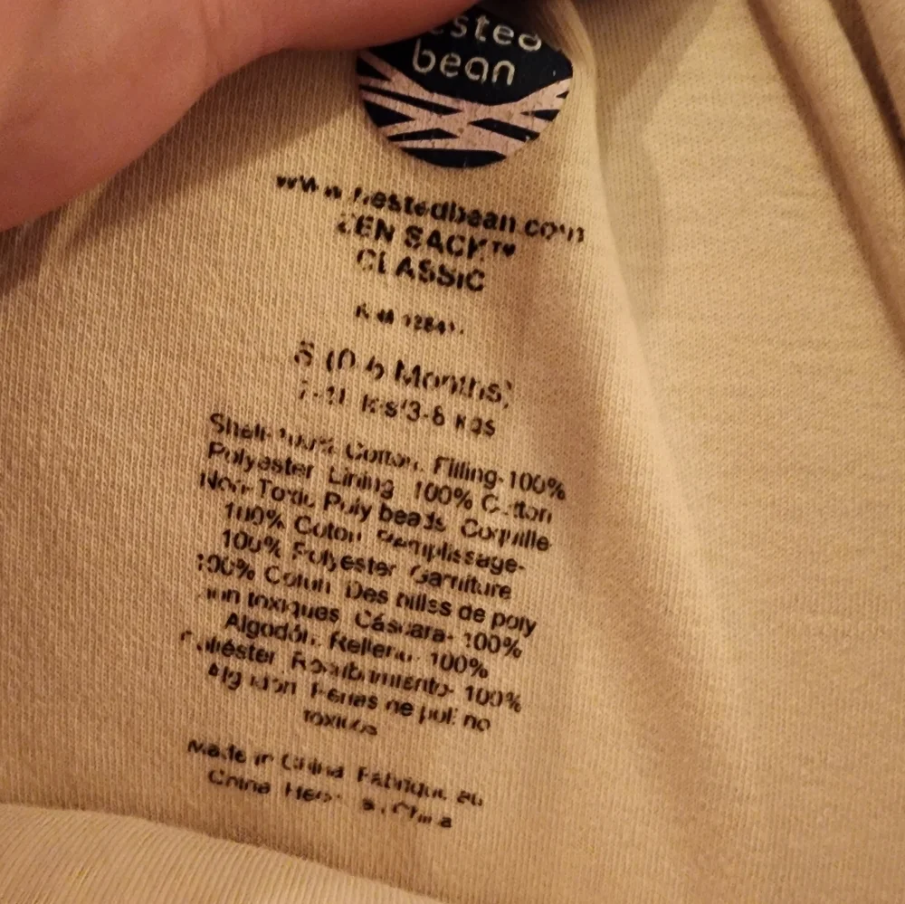 Nested bean sleep sack - Picture 2 of 4